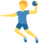 Man Playing Handball emoji on X / Twitter