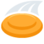 X / Twitter üzerinde Frizbi emojisi