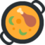 Pfannengericht-Emoji auf X / Twitter