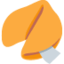 Emoji Biscotto della fortuna su X / Twitter