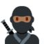 Ninja: Medium-Dark Skin Tone emoji on X / Twitter