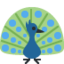 Peacock emoji on X / Twitter