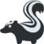 Emoji Skunk pada X / Twitter