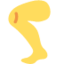 X / Twitter での 脚 絵文字
