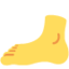 Emoji Pied sur X / Twitter