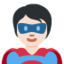 Superhero: Light Skin Tone emoji on X / Twitter