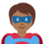 Superhero: Medium-Dark Skin Tone emoji on X / Twitter