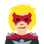 Emoji Supervillana: tono de piel claro medio en X / Twitter