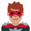 Man Supervillain: Medium Skin Tone emoji on X / Twitter