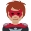 Emoji Ketua penjahat: ton kulit sederhana pada X / Twitter