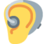 Ear with Hearing Aid emoji on X / Twitter