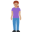 Woman Standing: Medium Skin Tone emoji on X / Twitter