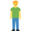 Stehender Mann-Emoji auf X / Twitter