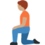Person Kneeling: Medium Skin Tone emoji on X / Twitter