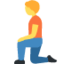 Emoji Orang bersimpuh pada X / Twitter
