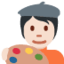 Emoji Artista: carnagione chiara su X / Twitter