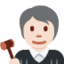 Emoji Hakim: ton kulit cerah pada X / Twitter