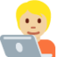 IT-Experte/IT-Expertin: mittelhelle Hautfarbe-Emoji auf X / Twitter