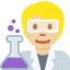 Scientist: Medium-Light Skin Tone emoji on X / Twitter