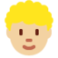 Person: Medium-Light Skin Tone, Curly Hair emoji on X / Twitter