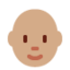 Emoji Persona: carnagione olivastra e calvo su X / Twitter