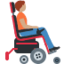 Person in Motorized Wheelchair Facing Right: Medium Skin Tone emoji on X / Twitter