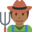 Farmer: Medium-Dark Skin Tone emoji on X / Twitter