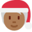 Mx Claus: Medium-Dark Skin Tone emoji on X / Twitter