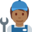 Mechanic: Medium-Dark Skin Tone emoji on X / Twitter