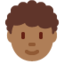 Person: Medium-Dark Skin Tone, Curly Hair emoji on X / Twitter