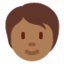 Emoji Persona: carnagione abbastanza scura su X / Twitter