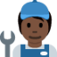Mechanic: Dark Skin Tone emoji on X / Twitter