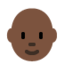 Emoji Persona: carnagione scura e calvo su X / Twitter