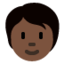 Person: Dark Skin Tone emoji on X / Twitter
