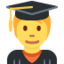 Student-emoji op X / Twitter