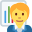 Emoji Pekerja pejabat pada X / Twitter