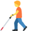 Person with White Cane emoji on X / Twitter