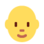 Person: Bald emoji on X / Twitter