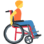 Person in Manual Wheelchair Facing Right emoji on X / Twitter