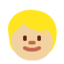Emoji Bimbo: carnagione abbastanza chiara su X / Twitter