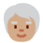 Older Person: Medium Skin Tone emoji on X / Twitter