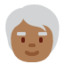Older Person: Medium-Dark Skin Tone emoji on X / Twitter