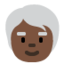 Older Person: Dark Skin Tone emoji on X / Twitter