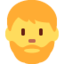 Emoji Hombre: barba en X / Twitter