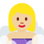 Woman in Steamy Room: Medium-Light Skin Tone emoji on X / Twitter