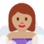 Woman in Steamy Room: Medium Skin Tone emoji on X / Twitter