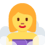 Woman in Steamy Room emoji on X / Twitter