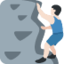 Man Climbing: Light Skin Tone emoji on X / Twitter