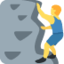Man Climbing emoji on X / Twitter