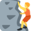 Emoji Persona che scala su X / Twitter